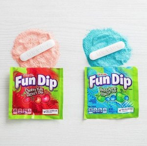 Fun Dip Lik-A-Aid Sour Mix 40g - Конфеты с кислым порошком. Палочка + порошок