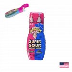 Warheads Super Sour Double Drops 30ml - Двойной кислый гель Вархэдс. Арбуз и голубая малина