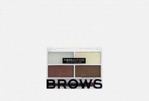 Революшн Набор для моделирования бровей Relove Revolution Brows Brow Palette Dark