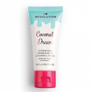 Революшн Праймер для лица, увлажняющий I Heart makeup Revolution Coconut Dream Hydrating Primer With Vitamin C And E