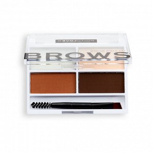 Революшн Набор для моделирования бровей Relove Revolution Brows Brow Palette Medium