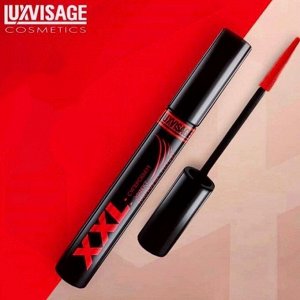 LUXVISAGE Тушь для ресниц XXL СУПЕРОБЪЕМ - ЭФФЕКТ НАКЛАДНЫХ РЕСНИЦ черная