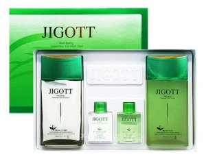 Набор МУЖСКОЙ Jigott уход за лицом Зеленый Чай Well-being Green Tea Homme Skin Care 2SET