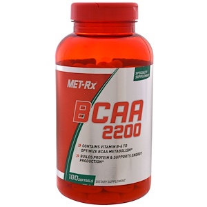 MET-Rx, BCAA 2200, 180 мягких таблеток