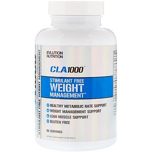 EVLution Nutrition, CLA 1000, 90 мягких желатиновых кап.