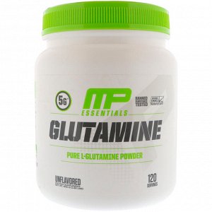 MusclePharm, Глутамин Essentials, Без вкусовых добавок, 1,32 фунта (600 г)