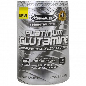 Muscletech, Platinum 100% Glutamine, 10,65 унц. (302 г)