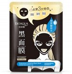 BIOAQUA Черная тканевая маска-пленка с гиалуроновой кислотой One Spring 30 гр.