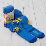 Колготки детские &quot;Миньоны&quot; звезды, Гадкий Я,104-110см (4-5г.), 80%хл,17%па,3%эл