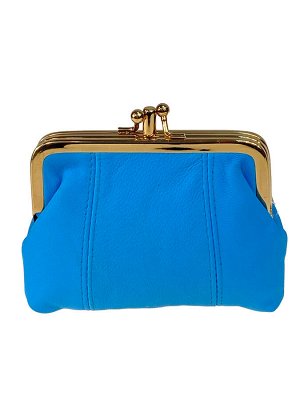 Greta Женский кошелёк с фермуаром из искусственной кожи, цвет голубой