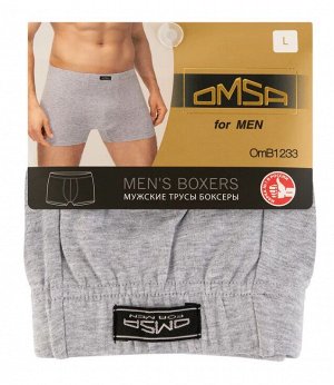 omsa Трусы мужские боксеры классические без боковых швов с закрытой резинкой