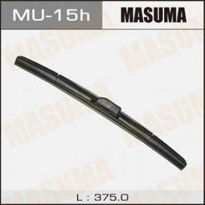 Дворник MASUMA 15'   гибридный, крюк   (375мм)  боковое крепление            (1/10/50)