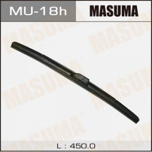 Дворник MASUMA 18'   гибридный, крюк   (450мм)  боковое крепление            (1/10/50)