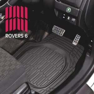Коврики а/м CARFORT "Rovers 6" термопласт NBR, к-т 4шт. Black (1/4) RS0620