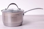 Ковш 1,8л (нжс, стекл. крышка, индукционное 7-ми слойное  дно) Kamille  Польша