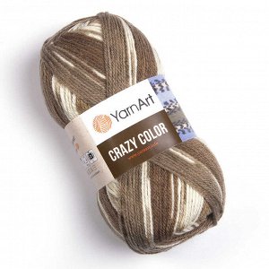 Пряжа YarnArt Crazy Color 25% шерсть/75% акрил, 100г/260м №139