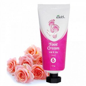 770997 EKEL Крем для ног с розой ROSE FOOT CREAM, 100 г