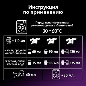 Ласка Гель для стирки "Для темного" 3 л