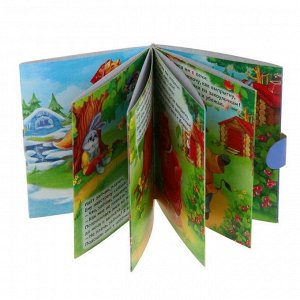 Книжка малышка картонная "Заяц и лисица", 11 х 8 см, 10 стр.