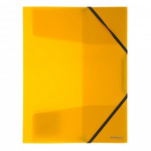 Папка пластиковая на резинке А4 Erich Krause Classic, жёлтая