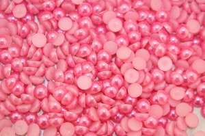 Полубусины под жемчуг (розовый) 6мм в упаковке 500 гр. В наличии Артикул N100/13