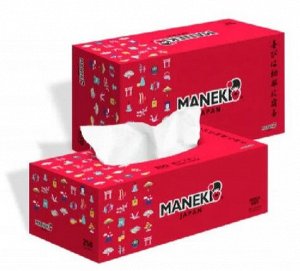 Салфетки бумажные Maneki Red 2 слоя 250шт