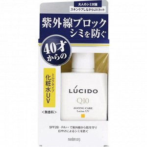 Лосьон для лица Mandom Lucido Ageing Care Lution UV SPF28 для мужчин после 40 лет 100мл Япония