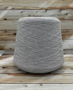 Пряжа для вязания 100 гр.,Cashwool 100% гребенной меринос  2400м/100г Светло-серый меланж (super melange)