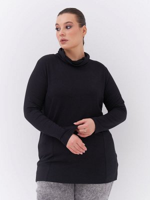 Водолазка из вискозы VD01103BLK00