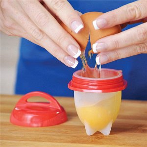 Силиконовые формы для варки яиц без скорлупы SILICONE EGG BOIL, 6 шт