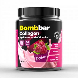 Bombbar Pro Коллаген в порошке с гиалуроновой кислотой и витаминами (180 гр)