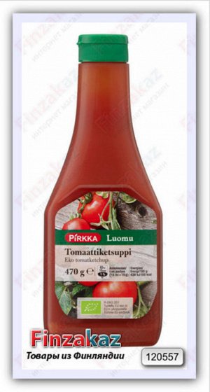 Органический кетчуп Pirkka 470 гр