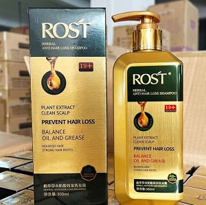 Травяной шампунь против выпадения волос "ROST" (Китай)