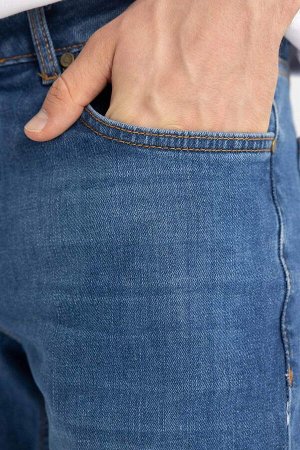 Джинсовые брюки Sergio стандартной посадки с нормальной талией и зауженными штанинами