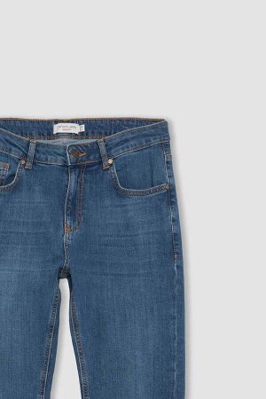 Джинсовые брюки Sergio стандартной посадки с нормальной талией и зауженными штанинами