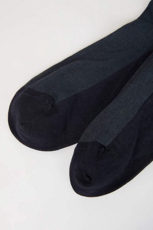 Мужские бесшовные хлопковые длинные носки ко Дню учителя, 2 пары