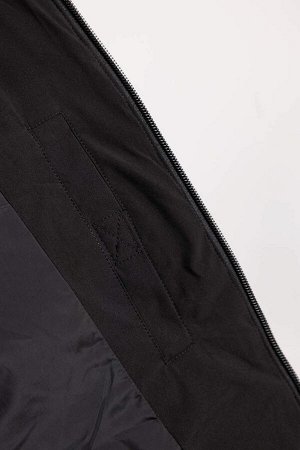Водоотталкивающая куртка-пуховик приталенного кроя с капюшоном DeFactoFit