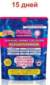 Diamond Amino-Collagen, Коллаген Fujima на 15 дней, маленькая упаковка!105гр