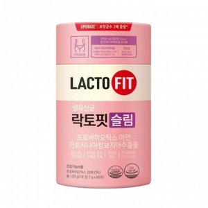 Lacto-Fit Пробиотик детокс для похудения с цинком гарцинии камбоджийской Probiotics Slim, 60 шт