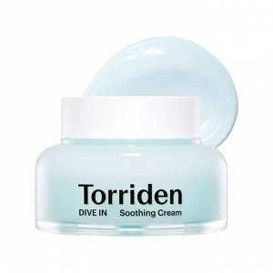 TORRIDEN Крем для лица легкий успокаивающий и увлажняющий Soothing Cream Dive-In Low Molecule Hyaluronic Acid, 100 мл