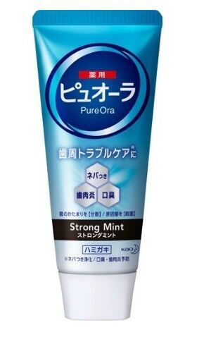 KAO Pure Oral Антибактериальная зубная паста для профилактики кариеса и гингивита (дикая мята) 170г