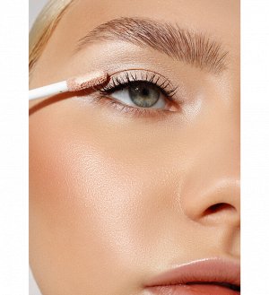 LUXVISAGE Тени для век жидкие SATIN Nude super stay тон 201 Ivory 3,5г НОВИНКА!