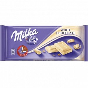 Шоколад Milka White Chocolate 100 gr