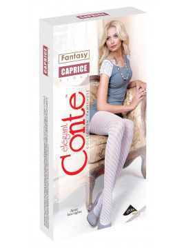 Caprice колготки (Conte)теплые, ажурные из хлопка, эффект 3D