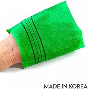Мочалка-варежка для лица и тела из вискозы Sungbo Cleamy жесткая 13,5*15см 3шт Корея