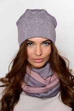 Комплект женский шапка + снуд   