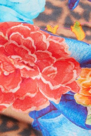 Анималистический/цветочный — летний комбинезон Myleene Klass с лямками с рюшами