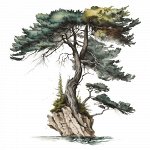 КЕДР АТЛАССКИЙ, Cedrus atlantica 5 мл.