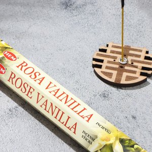Благовония "HEM Vanilla-Rose" (Ваниль-роза), шестигранник, 20 палочек