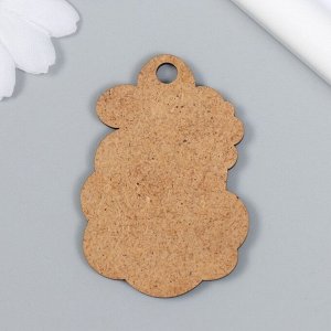 Бирка "Сделано с любовью" 4х6 см